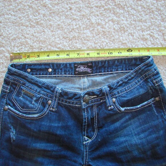 Express Rerock Bootcut Jeans Size 6R - Picture 6 of 9